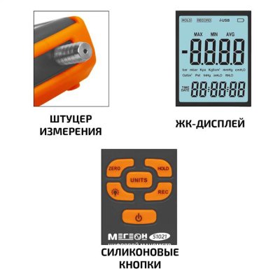 Цифровой манометр МЕГЕОН 51021